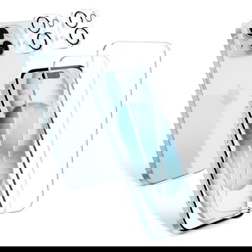 2x CELLONIC iPhone 15 Screen Protector & Camera Cover - 6.1" Phone Screen Cover 0.33mm Ultra Thin 9H Tempered Glass Protective Display Guard & Lens Protector