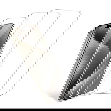 3x CELLONIC iPhone 15 Pro Screenprotector – Volledig zelfklevende schermbeschermer 2,5D 6,1 inch met 0,33 mm ultradun beschermfolie 9H gehard beschermglas