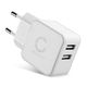 USB-oplader 17W 2 USB Poorten