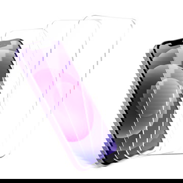 3x CELLONIC iPhone 12 & iPhone 12 Pro Screenprotector – Volledig zelfklevende schermbeschermer 2.5D 6,1 inch met ultradun beschermfolie 9H gehard beschermglas