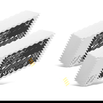 2x vervangende batterij voor EZVIZ C3A - BL-BC-01 5500mAh vervangende accu alarmsysteem, camera, thermostaat