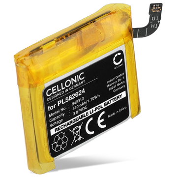 Batterij voor Amazfit GTR 3, GTR 3 Pro, A2039, A2040 - PL582624 (440mAh) vervangende accu