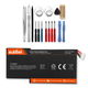 1x Battery (5700mAh, 11.4V) + Tool-kit