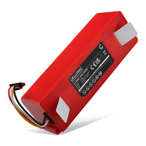 Accu voor Roborock E5, S5, S6, S7, S8 Pro Ultra, Q7 Max, Q7 Max Plus Xiaomi 400-900-1755 (5200mAh, 14.4V) van CELLONIC