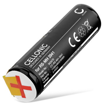 Batterij voor Braun DLX S18.535.3 Oral-B Sonic 3721 Rowenta CuraMed Dentasonic Dentacontrol 707 Dentacontrol Duo 1100mAh van CELLONIC