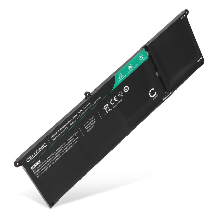 Batterij voor Dell Vostro 3520, 3420, 3510, 3525, Latitude 3520, 3420, Inspiron 15 3520, 15 3511 Dell V6W33, 927N5 Laptop - 3300mAh 15.2V 