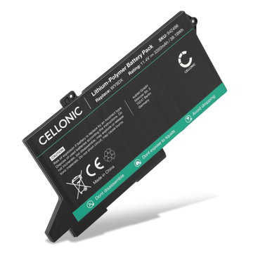 Batterij voor Dell Latitude 5420, Latitude 5520, Precision 3560, Dell WY9DX, 05R42, WK3F1 Laptop - 3350mAh 11.4V 