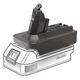 1x Batterijadapter Makita 18V naar Dyson V6-serie