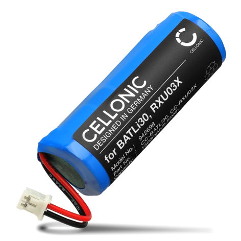 Accu voor DAITEM SH196AX; SH501AX; SH502AX; SH503AX; SH512AX BATLi30, RXU03X (1500mAh, 3.7V) van CELLONIC