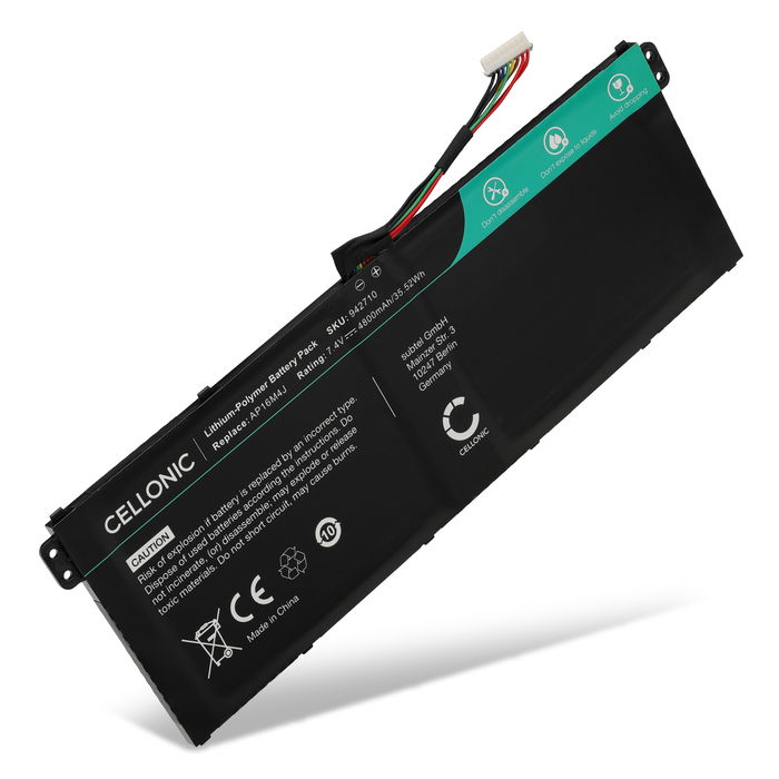 Acer Aspire A Pro A317-51 Batterij 4800mAh van Cellonic
