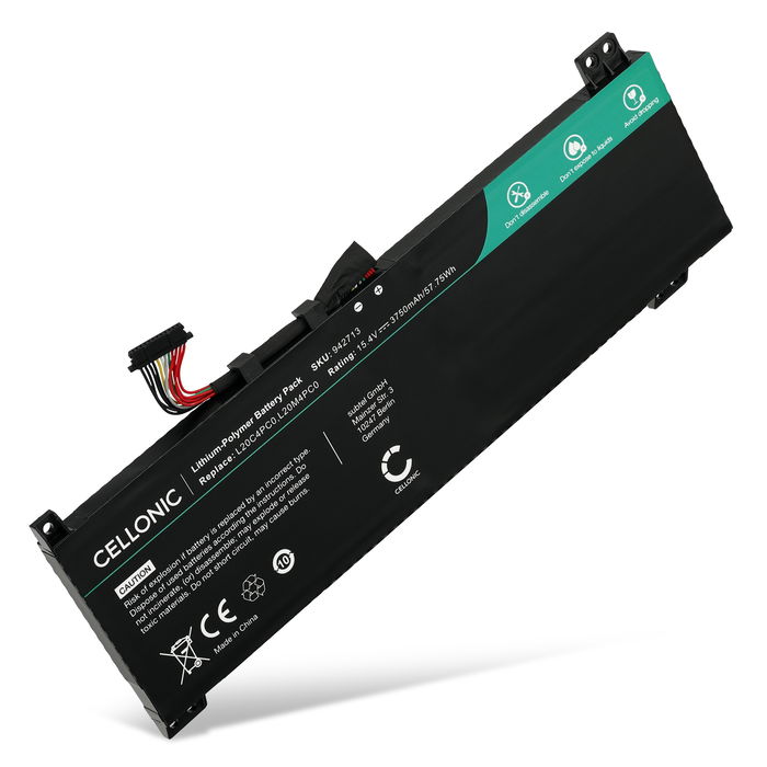 Lenovo Legion 5 15ACH6 Batterij 3750mAh van Cellonic