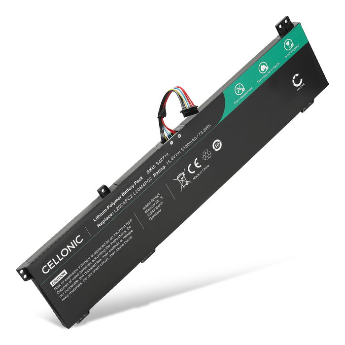 Lenovo Legion 5 17ACH6H Batterij 5180mAh van Cellonic