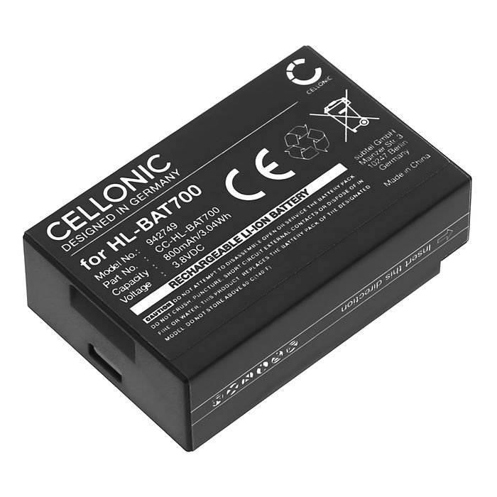 Batterij voor Hollyland Solidcom C1, Solidcom C1 Pro 800mAh van CELLONIC