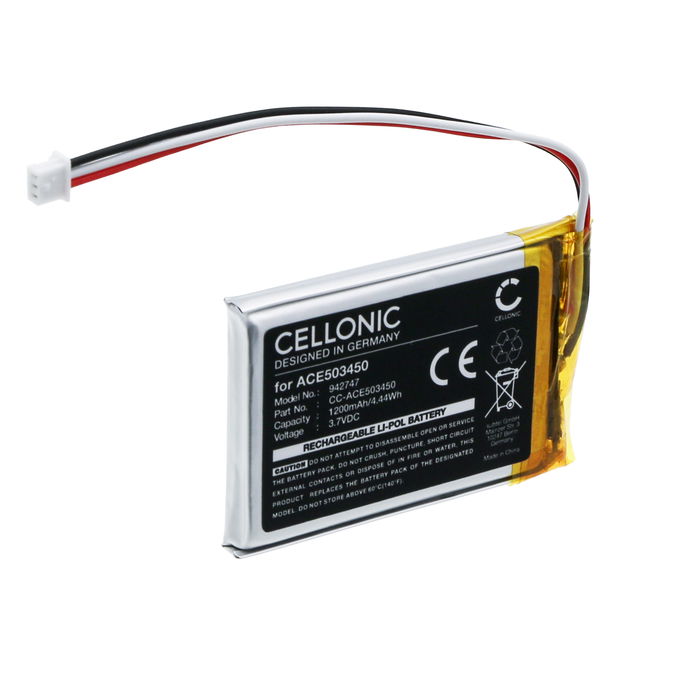 Accu voor Fodsports M1S Pro LFT802540 (800mAh, 3.7V) van CELLONIC