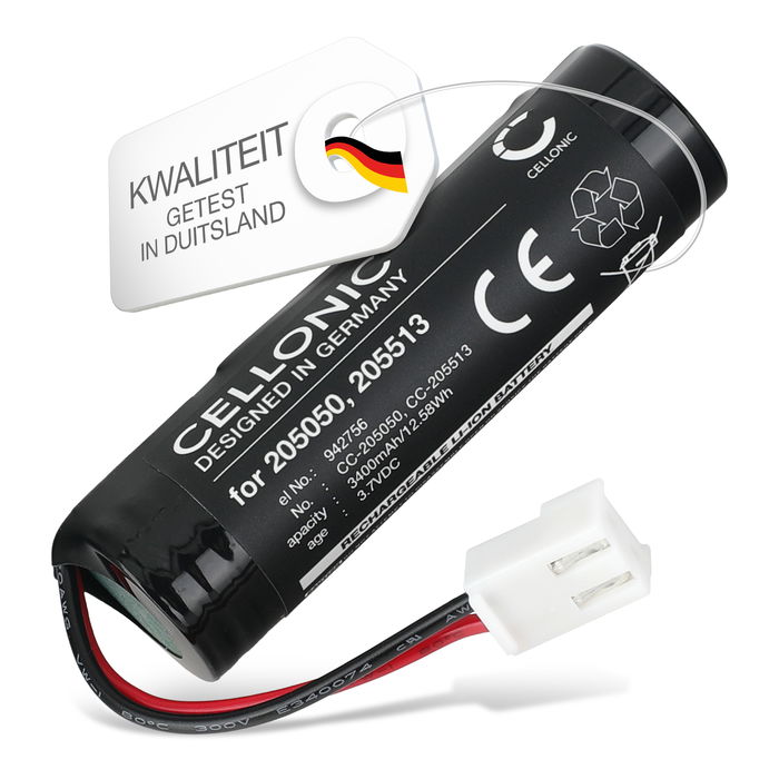 Leifheit 205513 Accu 3400mAh van Cellonic