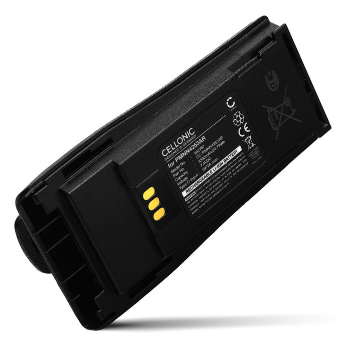 Batterij voor Motorola DP1400 CP040 CP200 CP200D CP140 CP200XLS EP450, PMNN4253AR NNTN4497 (Type-C poort) 3350mAh Li Ion van CELLONIC