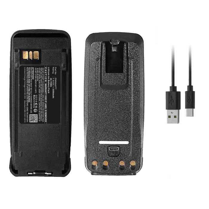 Batterij voor Motorola DP3400, DR3000, DP3600, MTR2000, DP3601, XPR 7550 (Type-C poort) 3350mAh Li Ion van CELLONIC