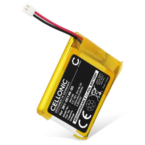 Accu voor Garmin Forerunner 955 Solar 361-00146-00 (220mAh, 3.85V) van CELLONIC
