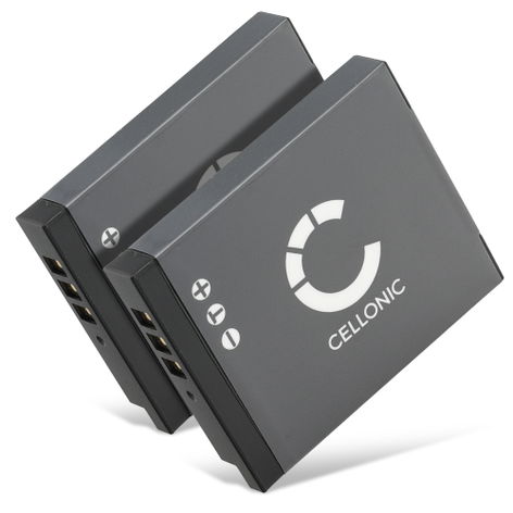 2x Accu voor Kodak PIXPRO WPZ2 LB-015 (750mAh, 3.7V) van CELLONIC