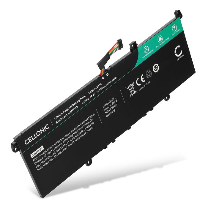 Batterij voor ThinkBook 13s G2 ITL, 13s G3 ACN, 13s ITL, 14s G2 ITL, Lenovo 5B10Z37621 Laptop - 3200mAh 14.8V 
