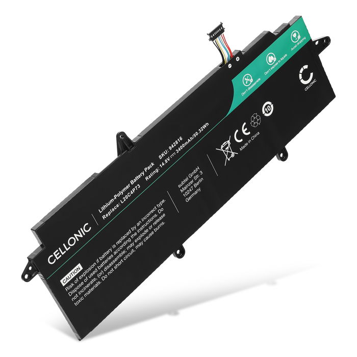 Batterij voor Lenovo ThinkPad X13 Gen 3, L20D4P73, L20M4P73, 5B10W51818 Laptop - 3400mAh 14.8V 