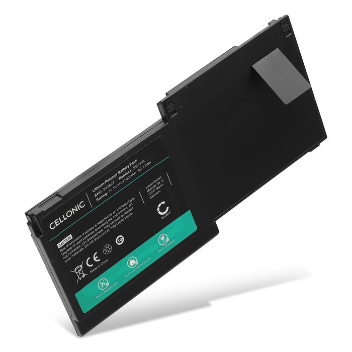 HP EliteBook 820 G1 Batterij 4700mAh van Cellonic