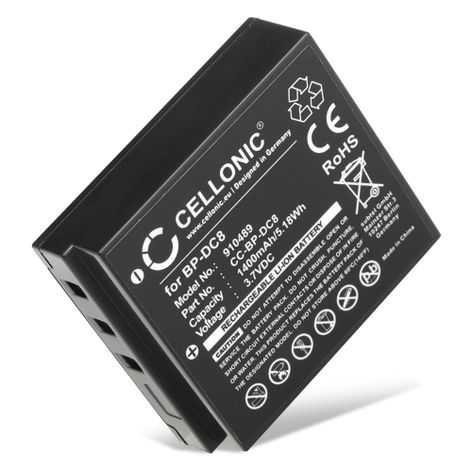 Batterij voor Leica X Typ 113, Leica X1, Leica X2, Leica X Vario, Leica XE, BP-DC8, 1400mAh van CELLONIC