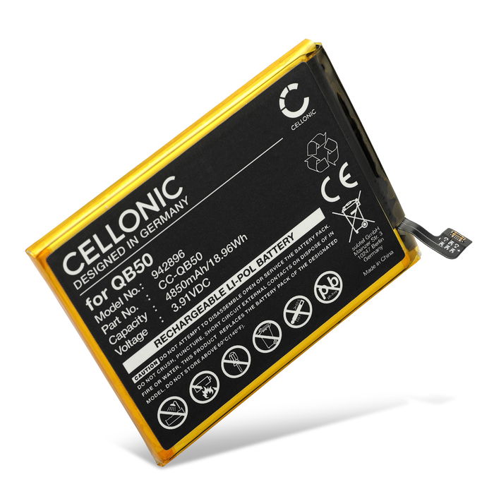 Batterij QB50 voor Motorola Moto G84 5G - XT2347 4850mAh telefoon van CELLONIC