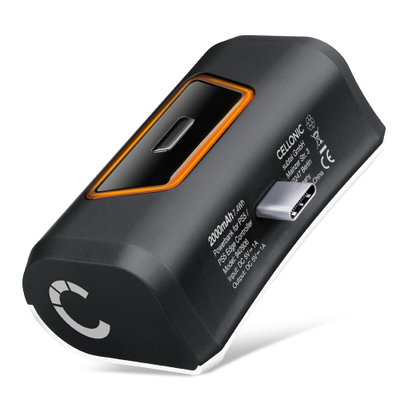 CELLONIC PS5 DualSense Controller Power Bank - 2000mAh PlayStation 5 Wireless Portable Charger - Fast Charging, 10-14 Hour Battery Life, USB-C Cable Included