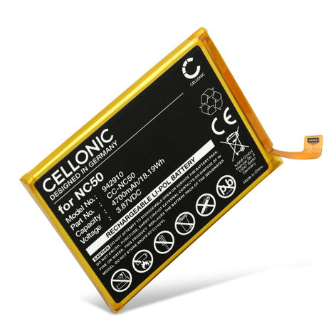 Batterij voor Motorola Moto G32, G41; XT2167 NC50, SB18D20540 (4700mAh, 3.87V) van CELLONIC