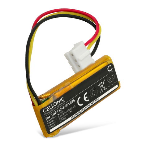 Batterij voor CalAmp LMU-200; LMU-300; LMU-3000; LMU-3030 1BF112-E601435 (200mAh, 3.7V) van CELLONIC