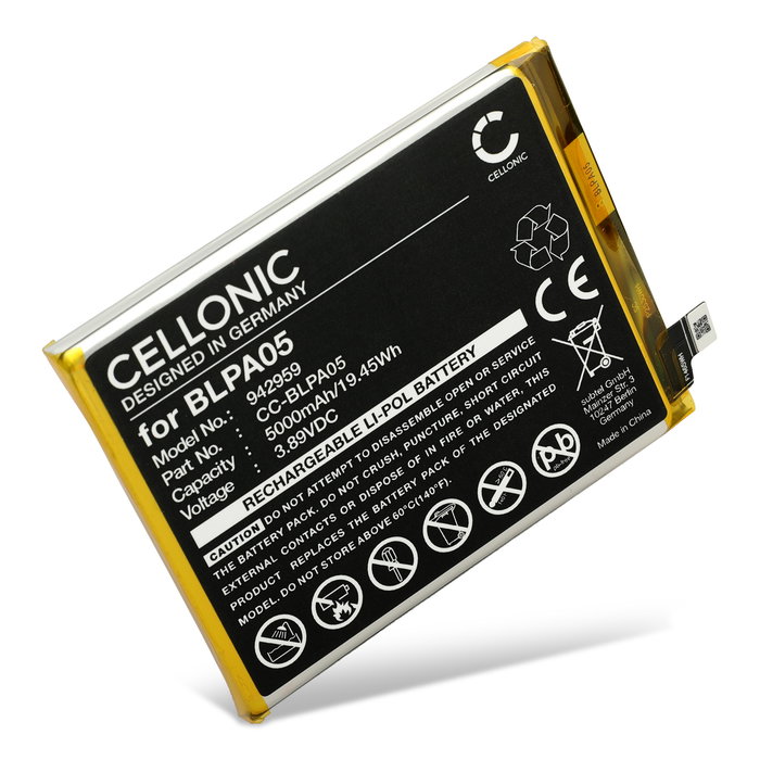 Batterij BLPA05 voor Oppo Reno10 5G, CPH2531 - 5000mAh telefoon van CELLONIC