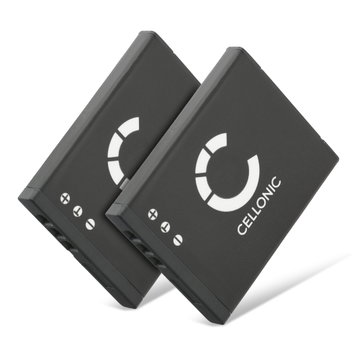 2x Batterij voor Olympus VG-120 D-710 X-940 FE-4040 FE-4020 FE-5040 VG-130 VG-140 VG-110 VG-150 LI-70B Accu (500mAh, 3.7V) van CELLONIC