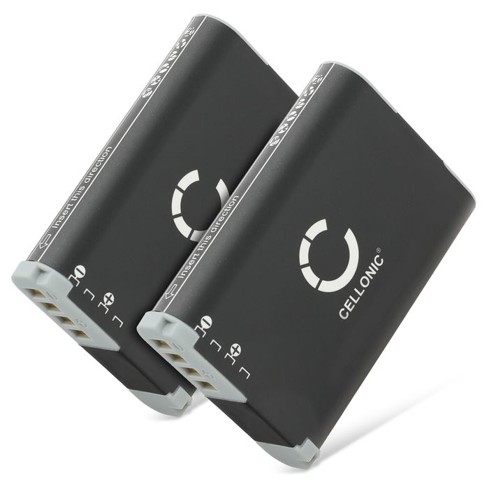 2x Batterij voor Canon PowerShot G1 X Mark II, Legria Mini X,VIXIA Mini X,Canon NB-12L NB-12L Accu (1900mAh, 3.6V) van CELLONIC