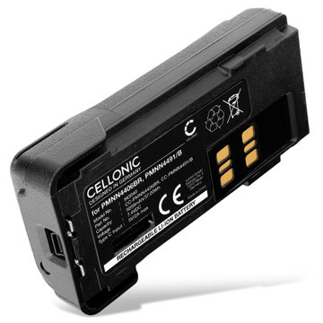 Batterij voor Motorola DP2400E, DP4801E, DP4800, DP4800E, DP2400, DP4801, DP4600, DP2600E, DP4401, DP4601E, DP4401E, DP2600, DP4000, XPR7550e 5000mAh Lithium Ion van CELLONIC