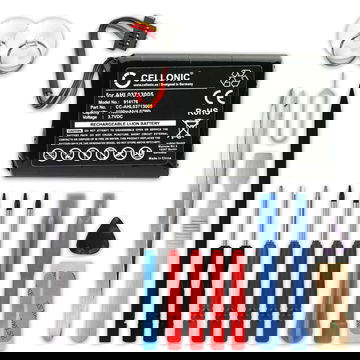 Battery for TomTom Via Live 120, 125, 120 Live Western Europe, GO Live 820 Europe, XL Live, XL 340M Live, XL 340TM Live, 4EL0.001.01, VF3A 1100mAh + Tool-kit 17pcs from CELLONIC