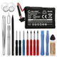 1x Accu 338937010183,M1100 1100mAh + Gereedschapsset 17dlg