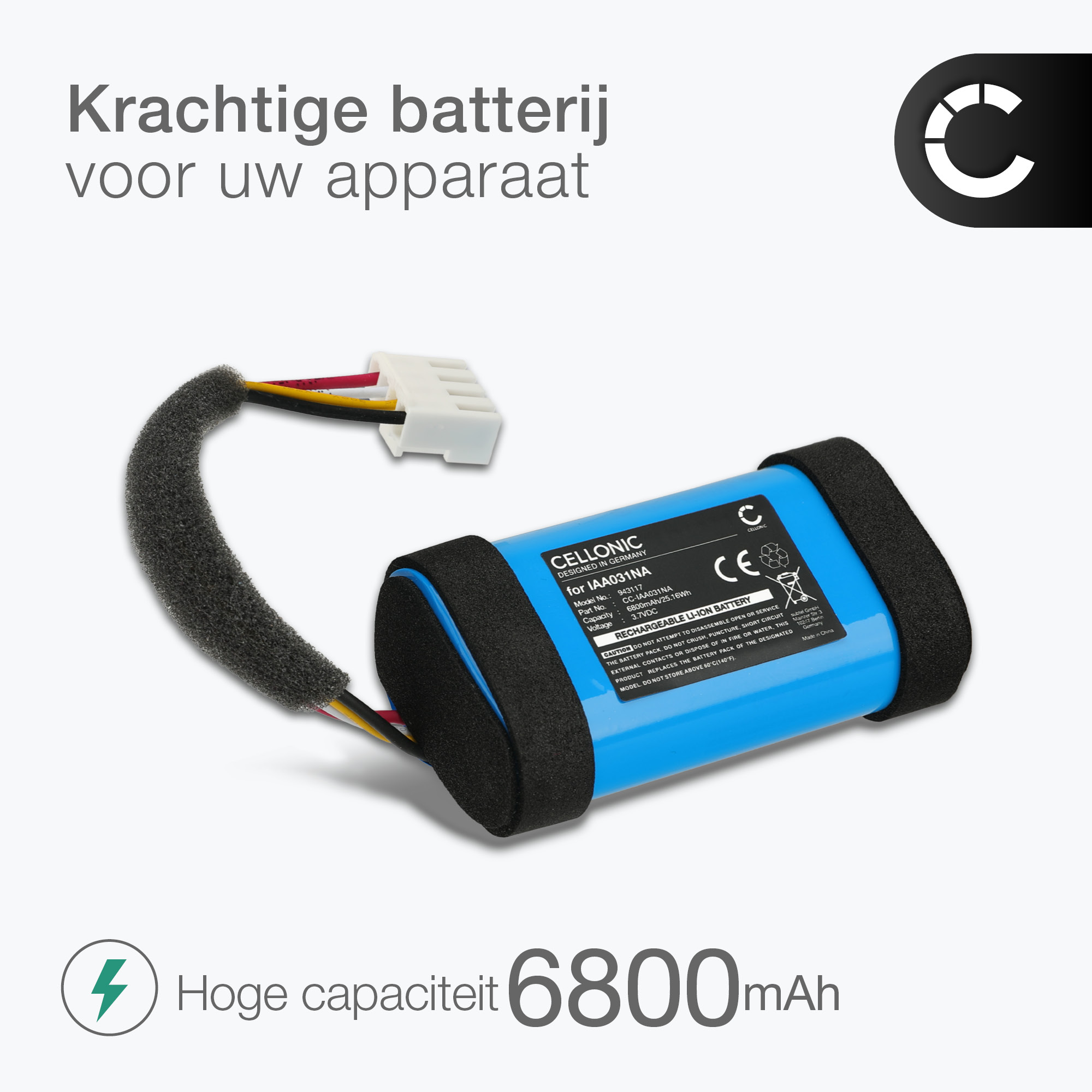 Batterie 5200mAh Pour Harman/Kardon Citation 200 – Remplacement IAA031NA, Li-ion, 3,7V