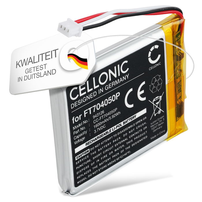 Batterij voor Babymoov YOO-Twist 1600mAh van CELLONIC