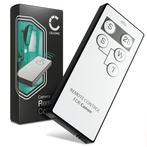 Infarood ontspanner TX-2 voor Canon PowerShot G5, G2, G6, G3, Pro1, S70; IXUS II van CELLONIC