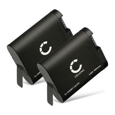 2x Batterij voor GoPro Hero 13, AHDBT-1301 AHDBT-1301PR Accu (1900mAh, 3.89V) van CELLONIC