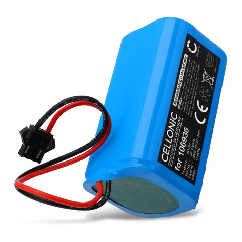 Accu voor lubluelu SL60D, SL68, Tesla RoboStar iQ550 (2600mAh, 14.4V) van CELLONIC