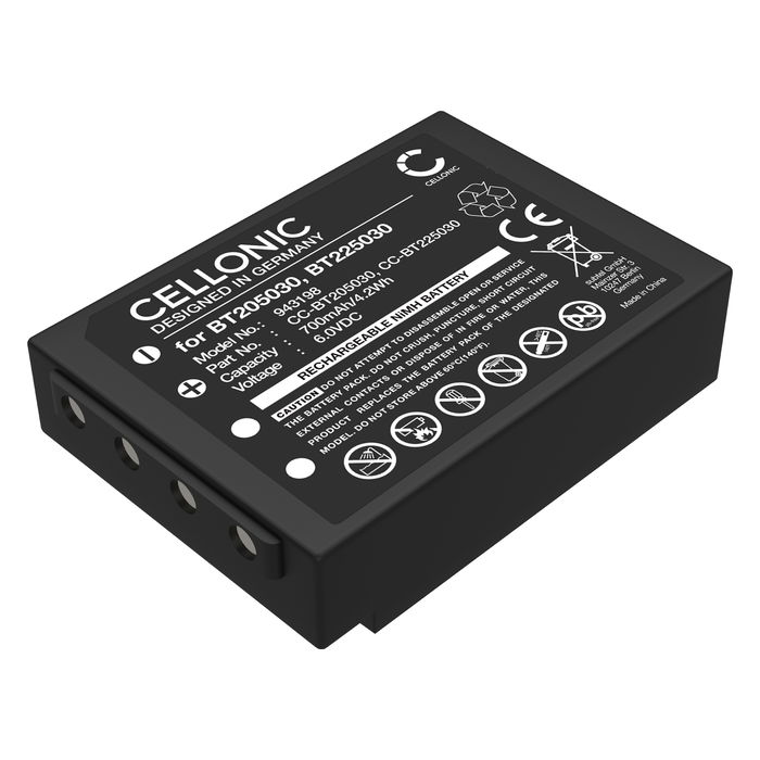 Batterij voor HBC Tele Teach TTB 05 BT205030, BT225030 (700mAh, 6.0V) van CELLONIC