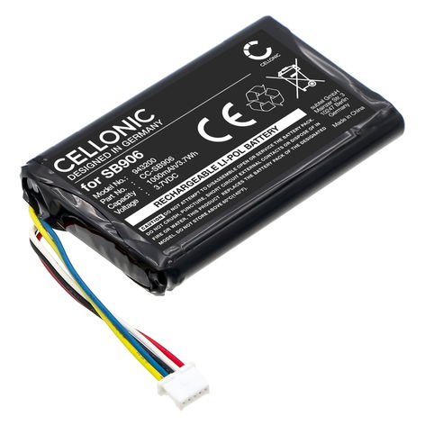 Battery for Shure MXW1X; MXW6X SB906 (1000mAh, 3.7V) from CELLONIC