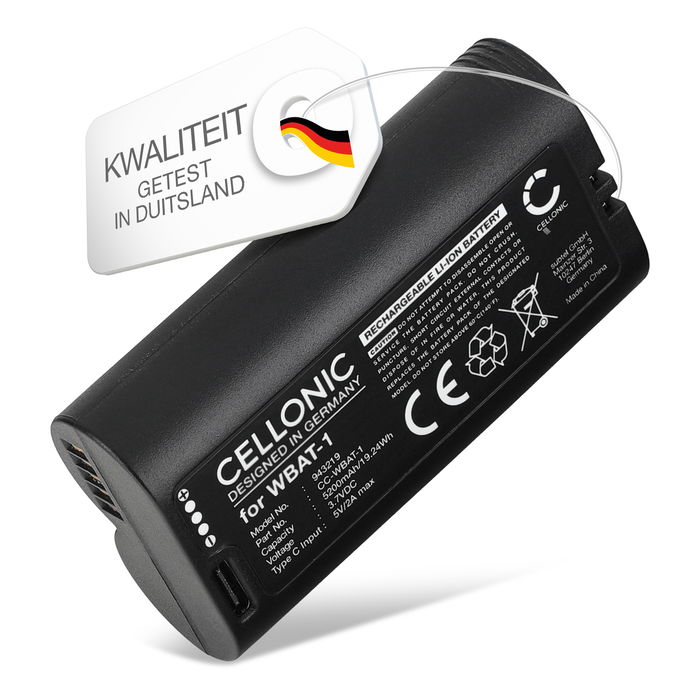 Batterij voor Wyze Battery Cam Pro 5200mAh van CELLONIC