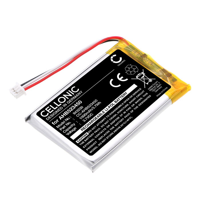 Batterij voor LeapFrog LF1726-2FHD, LF1726FHD 6000mAh van CELLONIC