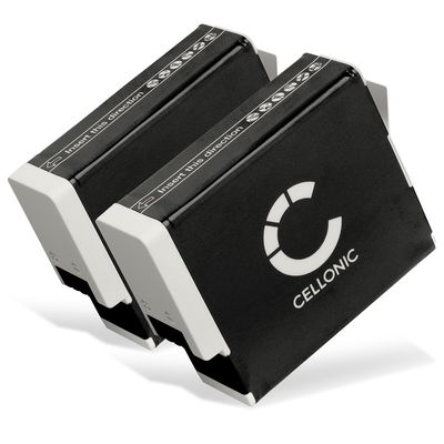 2x Batterij voor GoPro Hero 12 11 10 9, AHDBT-901 AHDBT-901C Accu (1730mAh, 3.85V) van CELLONIC