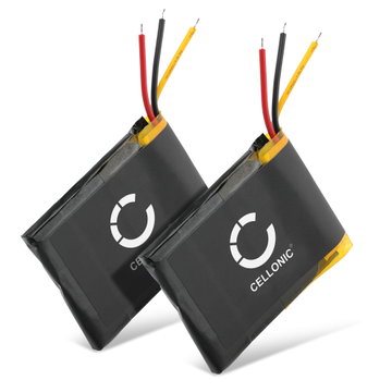 2x Batterij voor GoPro Wi-Fi Remote, ARMTE-001 YD362937P LiPo Model RC 2 Accu (350mAh, 3.7V) van CELLONIC