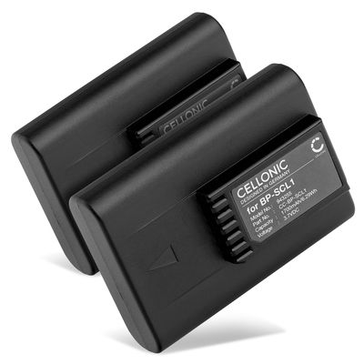 2x Batterij voor Leica M8, M9-P, M9-M BP-SCL1 Accu (1700mAh, 3.7V) van CELLONIC
