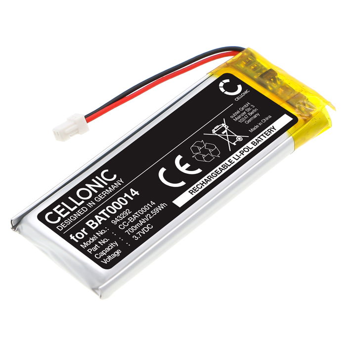 1x Accu voor Cardo Packtalk Edge BAT00014 (700mAh, 3.7V) van CELLONIC